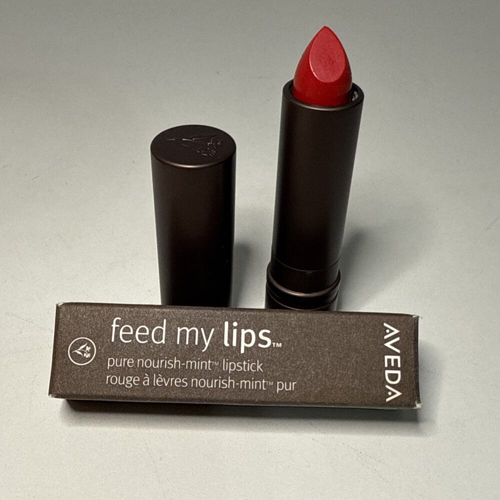 AVEDA JUJUBE 17 NEW Feed My Lips Nourish-Mint Smoothing Lipstick Vegan